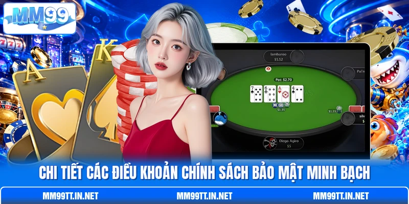 Chi tiết các điều khoản chính sách bảo mật minh bạch