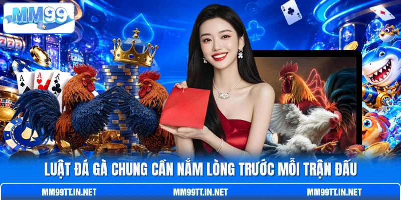 Luật đá gà chung cần nắm lòng trước mỗi trận đấu