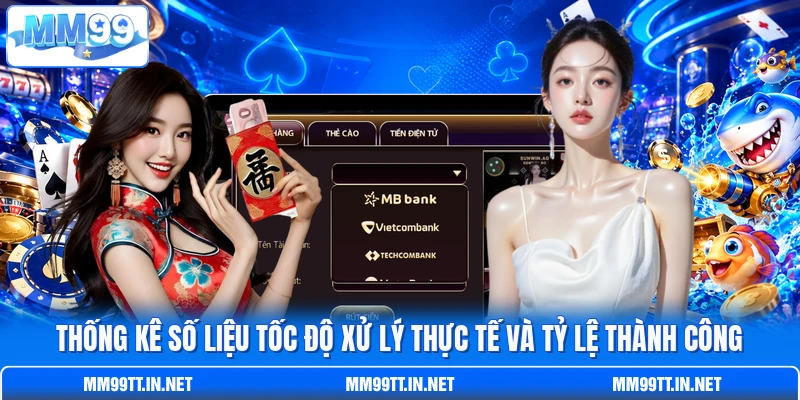 Thống kê số liệu tốc độ xử lý thực tế và tỷ lệ thành công