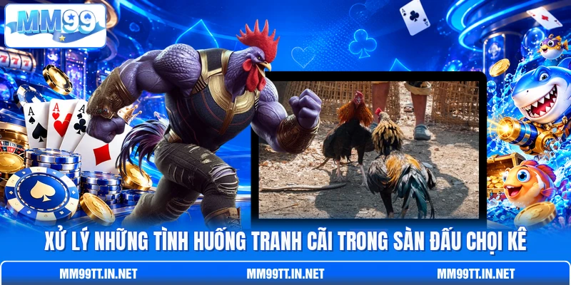 Xử lý những tình huống tranh cãi trong sàn đấu chọi kê